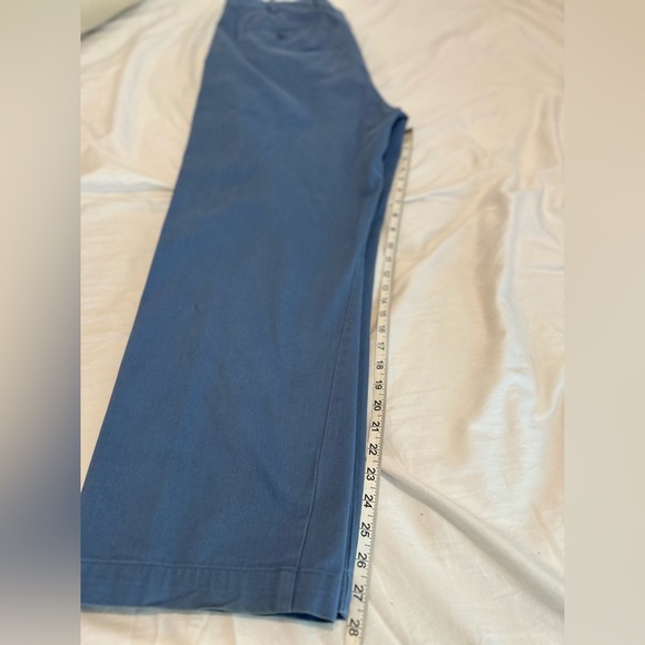 VTG Y2K Tommy Hilfiger Men’s 38x30 100% Cotton Dusty Blue Formal Dress Pant. - Picture 3 of 13